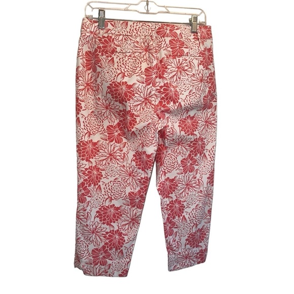 5 for $40
Talbots Woman The Perfect Skimmer Cropped Pant Pink Floral Spring 8p - Picture 4 of 11